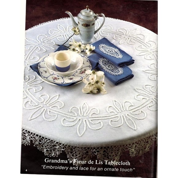 Plaid Russian Knot Embroidery Full Size Patterns 14 Designs 1984 - Picture 2 of 7